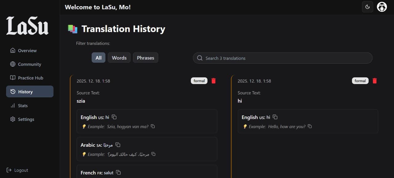 LaSu - AI Language Support - 5